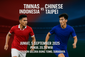 TIMNAS INDONESIA VS CHINESE TAIPE