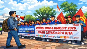 MPBI DIY Desak Revisi UMP 2026, Nilai Rp2,4 Juta Tak Cukupi Hidup Layak