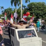 Bocah 11 Tahun Tampil Bak Prabowo di Karnaval HUT ke-81 RI di Pangkalpinang