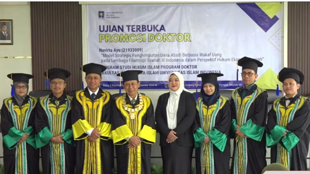 Dosen STAI Yogyakarta Navirta Ayu Raih Doktor di UII, Angkat Model Strategis Wakaf Uang - www.swarnaberita.com (1)