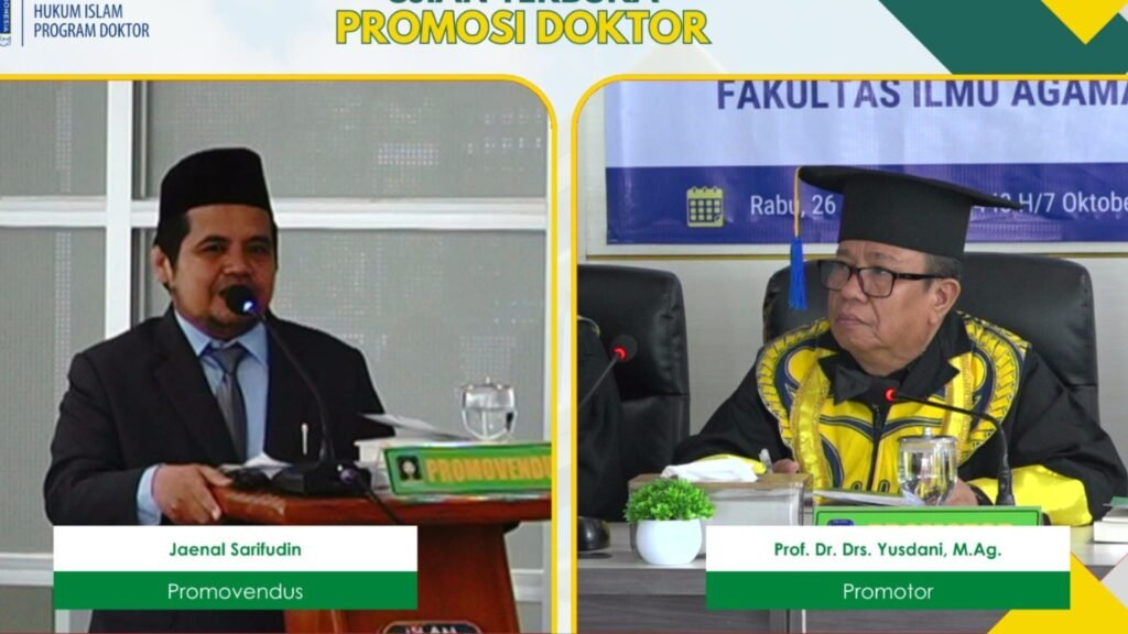 Jaenal Sarifudin Raih Gelar Doktor UII, Teliti Transformasi Peran Penghulu dalam Mendorong Fikih Keluarga Berkeadilan Gender - www.swarnaberita.com (2)